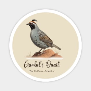 Gambel´s Quail - The Bird Lover Collection Magnet